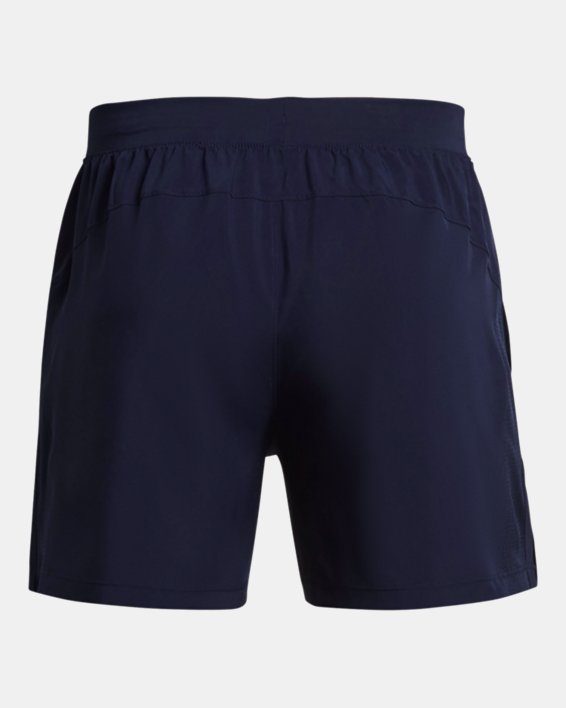 Men's UA Launch Unlined 5" Shorts in Blue image number 5